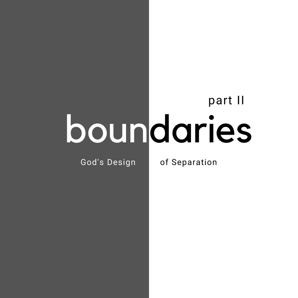 Boundaries (Part II)